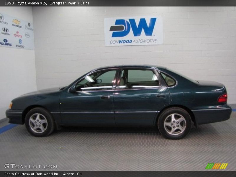 Evergreen Pearl / Beige 1998 Toyota Avalon XLS