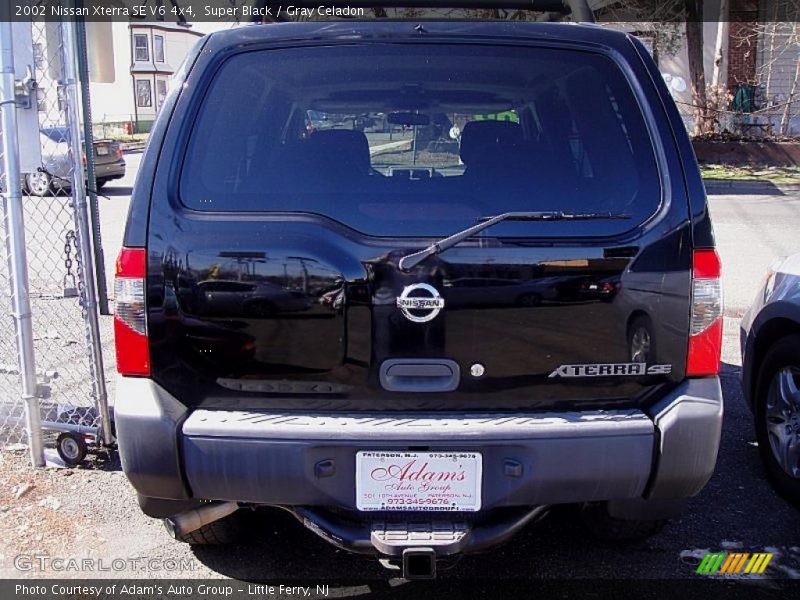 Super Black / Gray Celadon 2002 Nissan Xterra SE V6 4x4