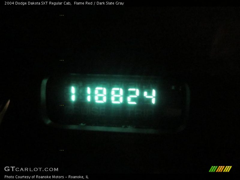 Flame Red / Dark Slate Gray 2004 Dodge Dakota SXT Regular Cab