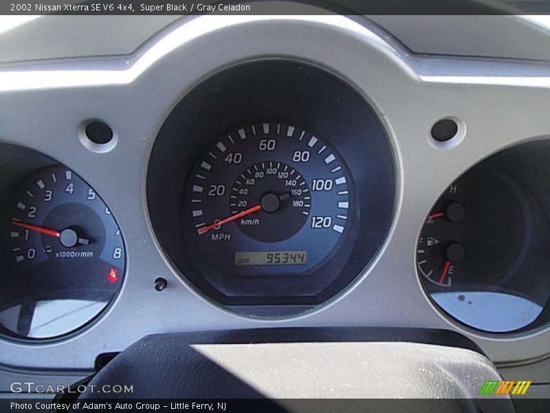 Super Black / Gray Celadon 2002 Nissan Xterra SE V6 4x4
