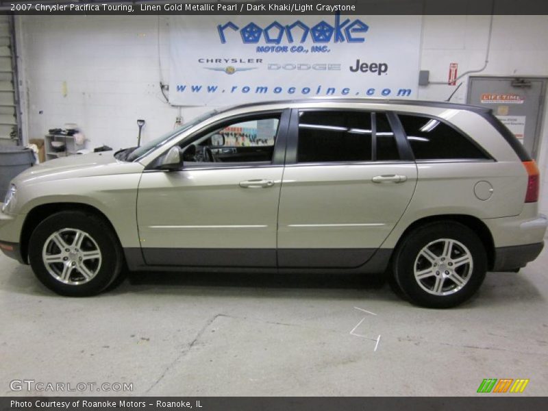 Linen Gold Metallic Pearl / Dark Khaki/Light Graystone 2007 Chrysler Pacifica Touring