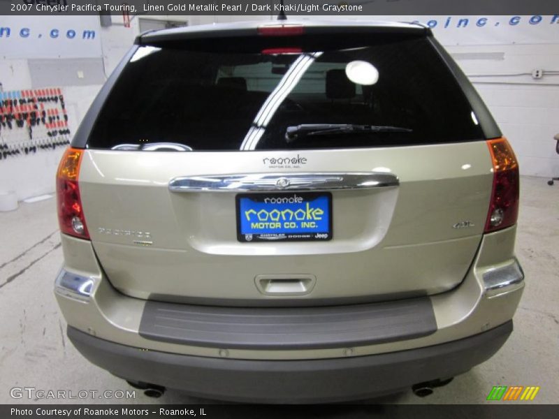 Linen Gold Metallic Pearl / Dark Khaki/Light Graystone 2007 Chrysler Pacifica Touring