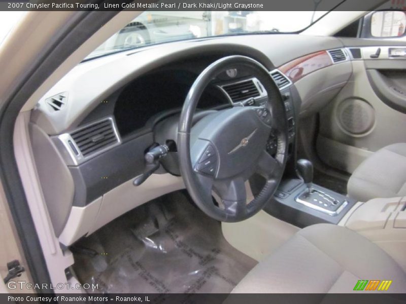 Linen Gold Metallic Pearl / Dark Khaki/Light Graystone 2007 Chrysler Pacifica Touring