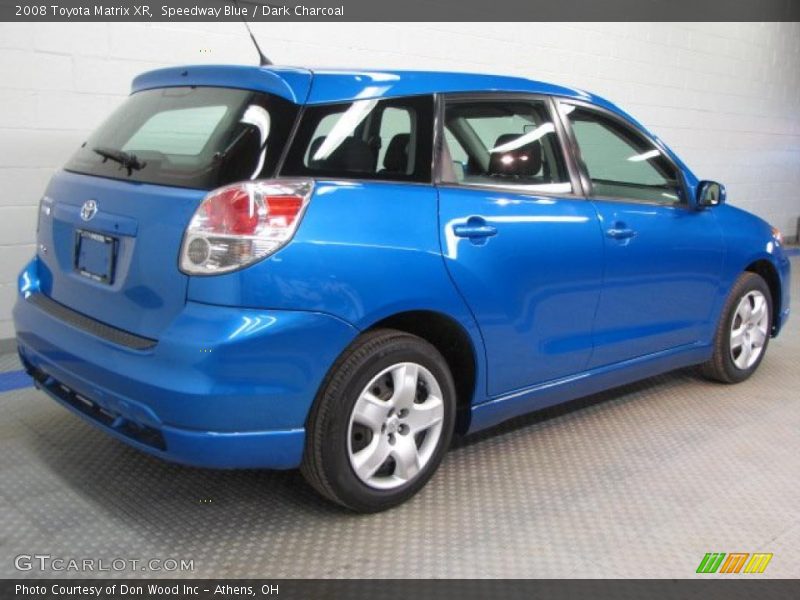 Speedway Blue / Dark Charcoal 2008 Toyota Matrix XR