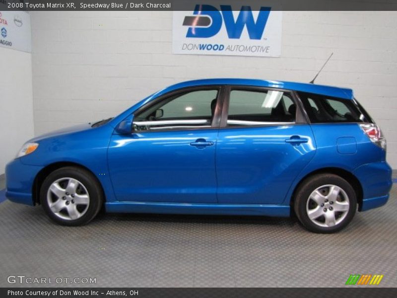 Speedway Blue / Dark Charcoal 2008 Toyota Matrix XR