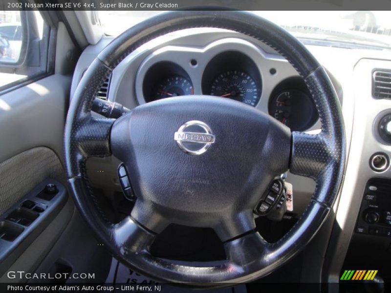Super Black / Gray Celadon 2002 Nissan Xterra SE V6 4x4