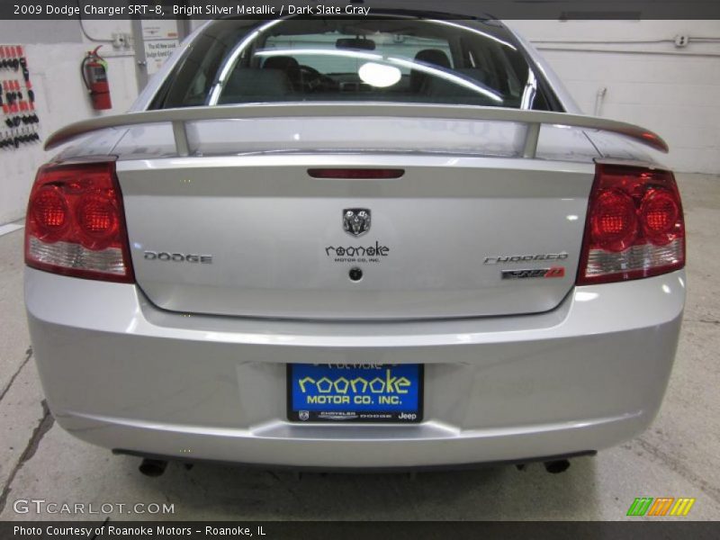Bright Silver Metallic / Dark Slate Gray 2009 Dodge Charger SRT-8