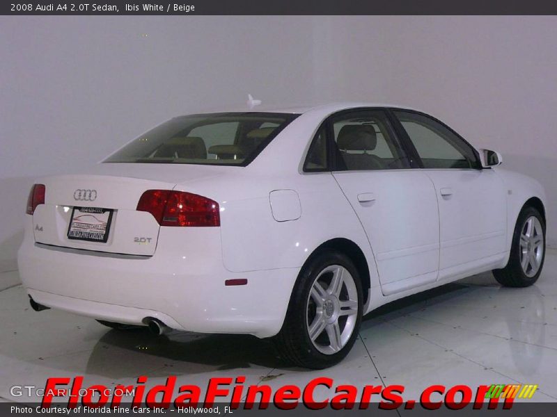 Ibis White / Beige 2008 Audi A4 2.0T Sedan