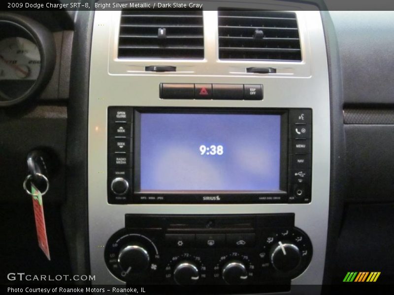 Bright Silver Metallic / Dark Slate Gray 2009 Dodge Charger SRT-8