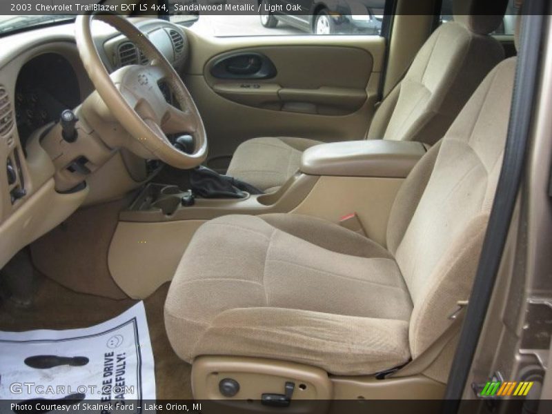 Sandalwood Metallic / Light Oak 2003 Chevrolet TrailBlazer EXT LS 4x4