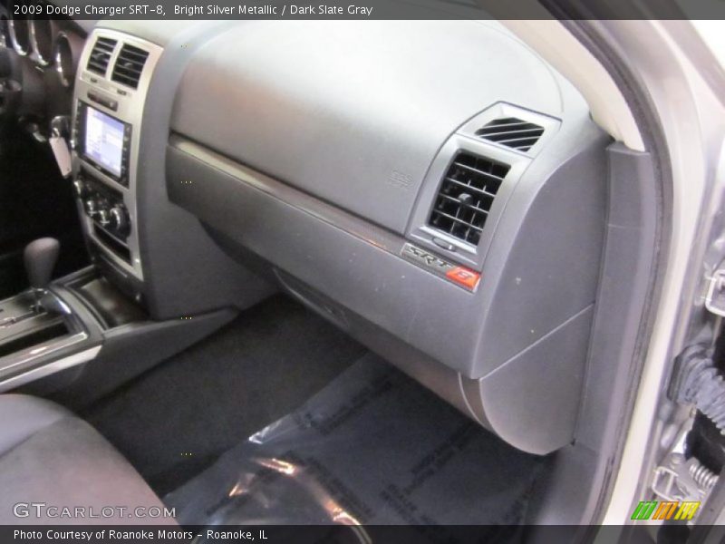 Bright Silver Metallic / Dark Slate Gray 2009 Dodge Charger SRT-8