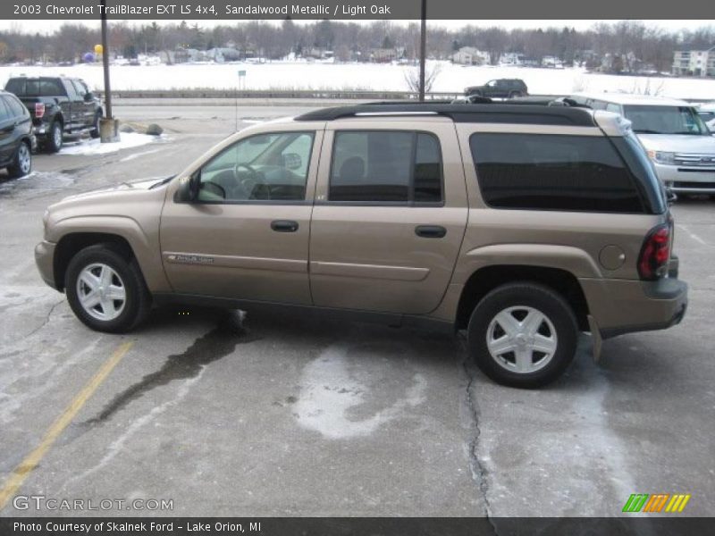 Sandalwood Metallic / Light Oak 2003 Chevrolet TrailBlazer EXT LS 4x4