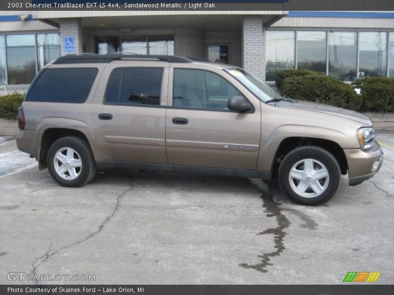 Sandalwood Metallic / Light Oak 2003 Chevrolet TrailBlazer EXT LS 4x4