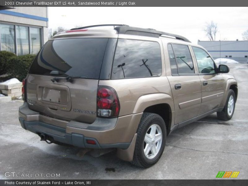 Sandalwood Metallic / Light Oak 2003 Chevrolet TrailBlazer EXT LS 4x4