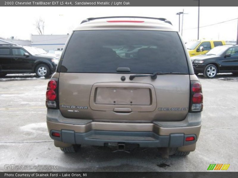 Sandalwood Metallic / Light Oak 2003 Chevrolet TrailBlazer EXT LS 4x4
