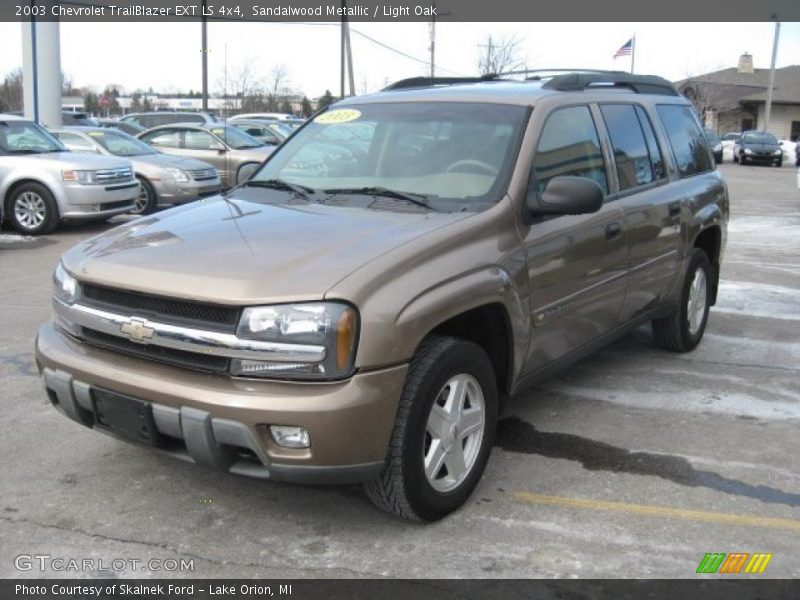 Sandalwood Metallic / Light Oak 2003 Chevrolet TrailBlazer EXT LS 4x4