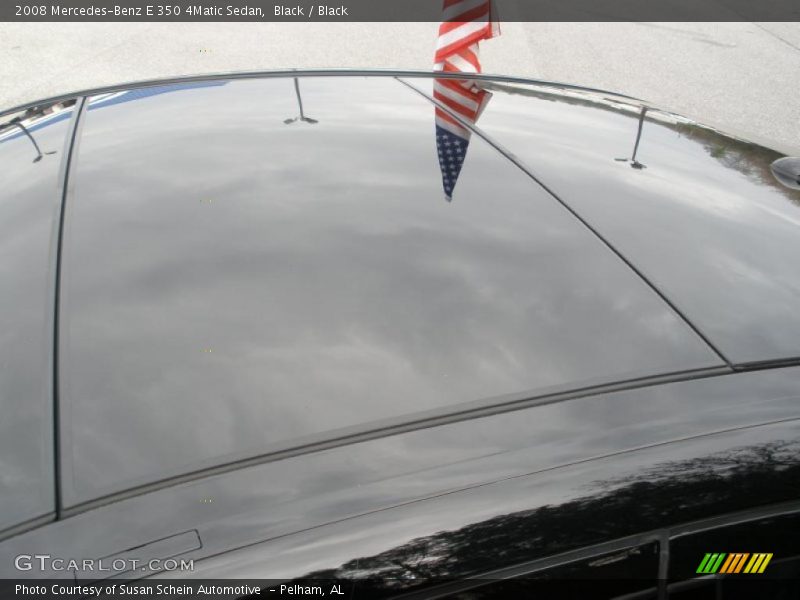 Black / Black 2008 Mercedes-Benz E 350 4Matic Sedan