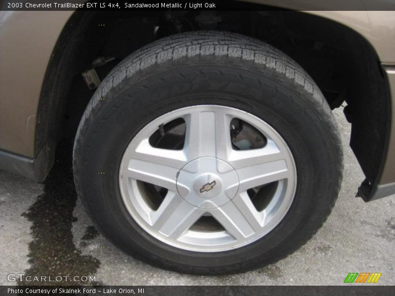Sandalwood Metallic / Light Oak 2003 Chevrolet TrailBlazer EXT LS 4x4
