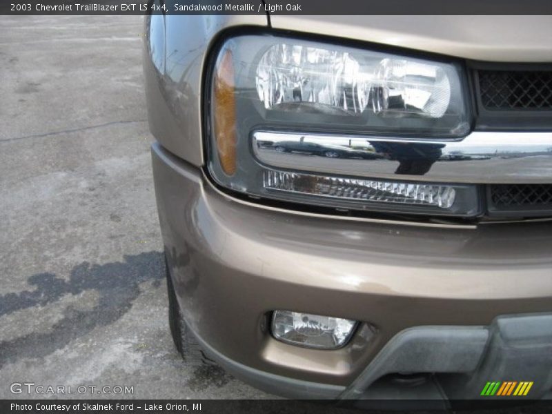 Sandalwood Metallic / Light Oak 2003 Chevrolet TrailBlazer EXT LS 4x4
