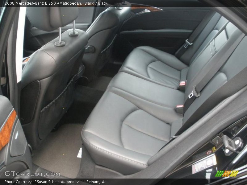 Black / Black 2008 Mercedes-Benz E 350 4Matic Sedan