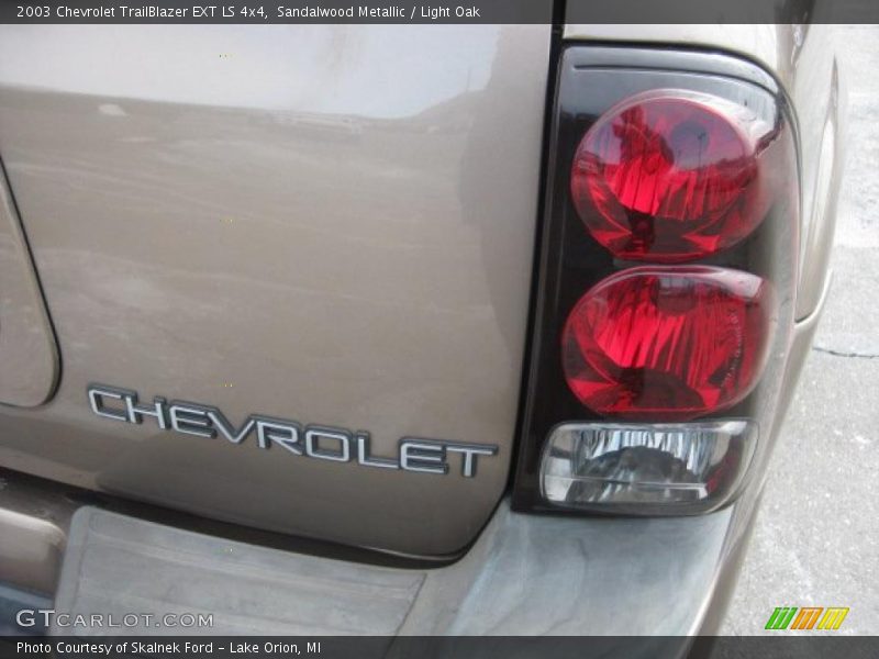 Sandalwood Metallic / Light Oak 2003 Chevrolet TrailBlazer EXT LS 4x4