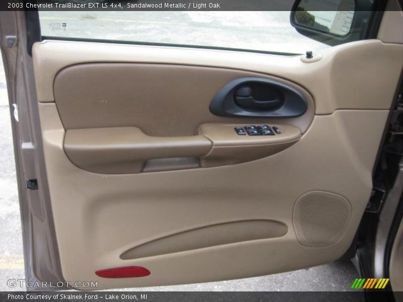Sandalwood Metallic / Light Oak 2003 Chevrolet TrailBlazer EXT LS 4x4