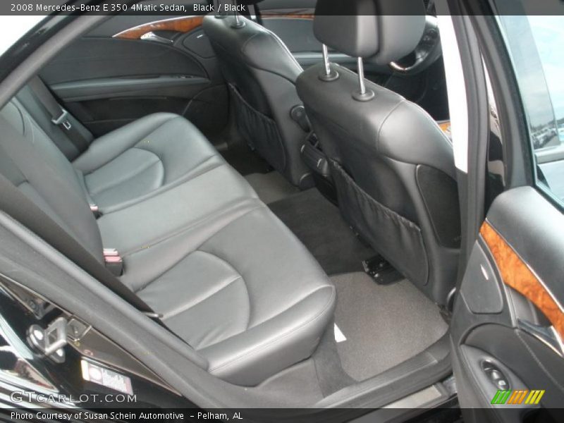 Black / Black 2008 Mercedes-Benz E 350 4Matic Sedan