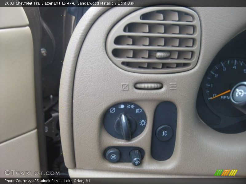 Sandalwood Metallic / Light Oak 2003 Chevrolet TrailBlazer EXT LS 4x4