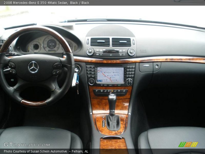 Black / Black 2008 Mercedes-Benz E 350 4Matic Sedan