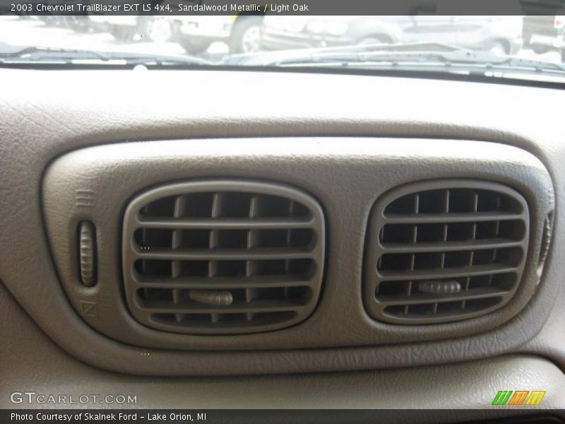 Sandalwood Metallic / Light Oak 2003 Chevrolet TrailBlazer EXT LS 4x4