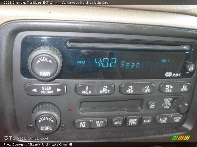 Sandalwood Metallic / Light Oak 2003 Chevrolet TrailBlazer EXT LS 4x4