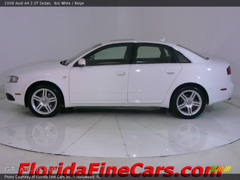 Ibis White / Beige 2008 Audi A4 2.0T Sedan