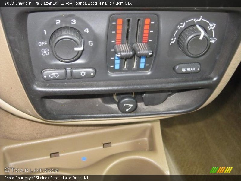 Sandalwood Metallic / Light Oak 2003 Chevrolet TrailBlazer EXT LS 4x4