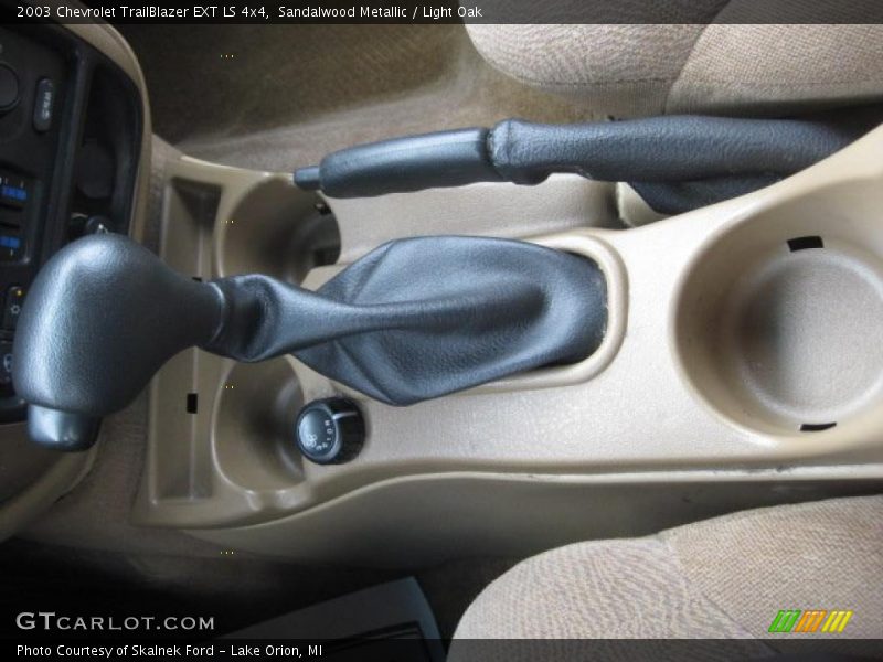 Sandalwood Metallic / Light Oak 2003 Chevrolet TrailBlazer EXT LS 4x4