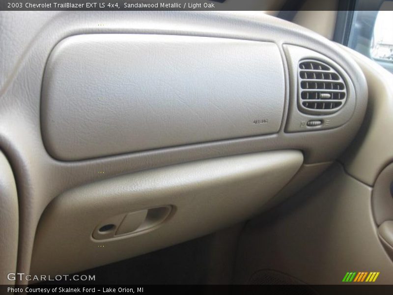 Sandalwood Metallic / Light Oak 2003 Chevrolet TrailBlazer EXT LS 4x4