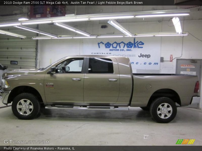 Austin Tan Pearl / Light Pebble Beige/Bark Brown 2010 Dodge Ram 2500 SLT Mega Cab 4x4