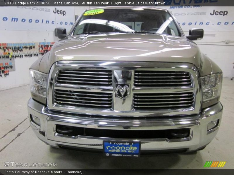 Austin Tan Pearl / Light Pebble Beige/Bark Brown 2010 Dodge Ram 2500 SLT Mega Cab 4x4
