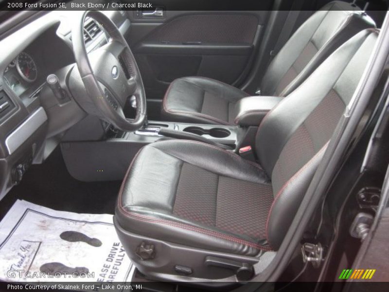 Black Ebony / Charcoal Black 2008 Ford Fusion SE