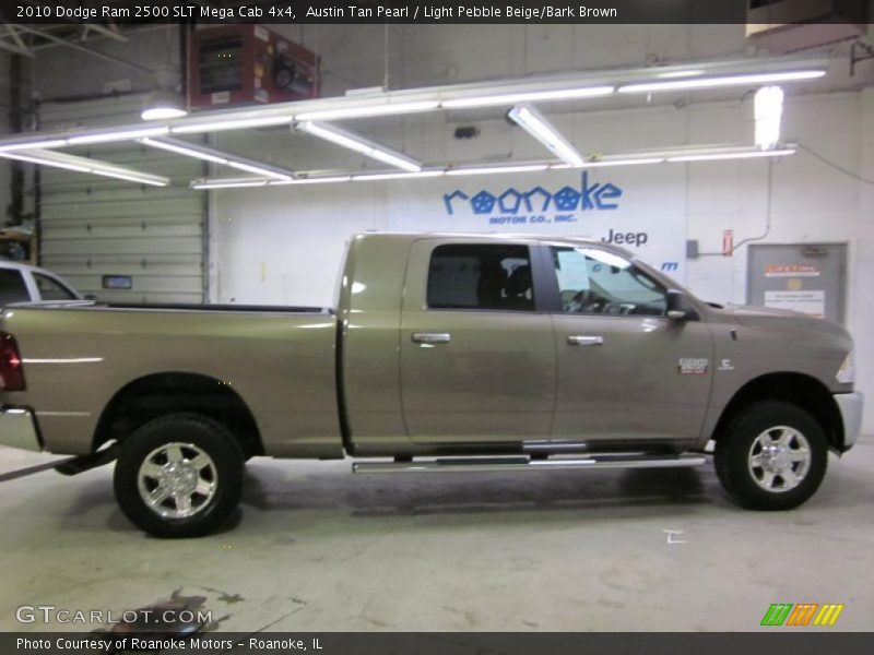 Austin Tan Pearl / Light Pebble Beige/Bark Brown 2010 Dodge Ram 2500 SLT Mega Cab 4x4