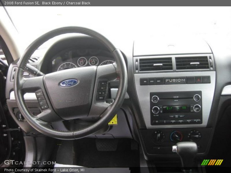 Black Ebony / Charcoal Black 2008 Ford Fusion SE