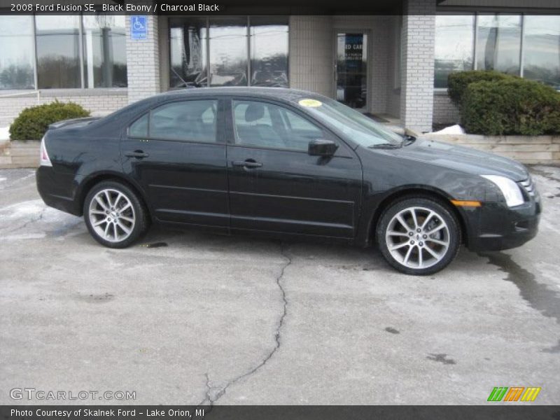 Black Ebony / Charcoal Black 2008 Ford Fusion SE