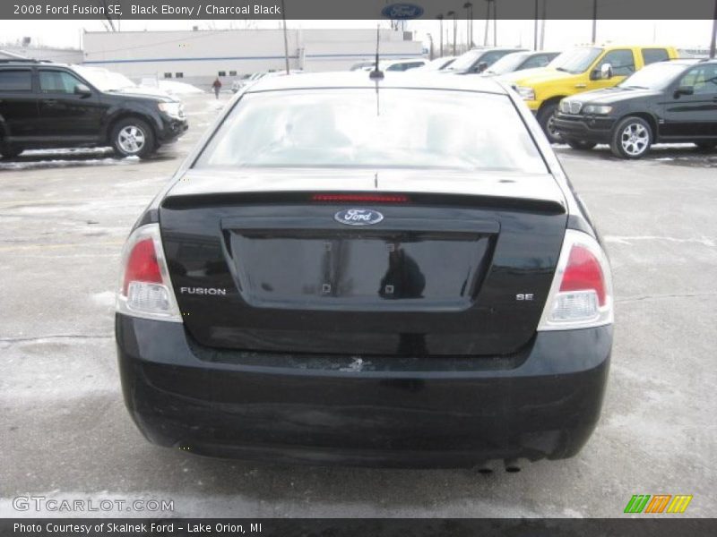 Black Ebony / Charcoal Black 2008 Ford Fusion SE