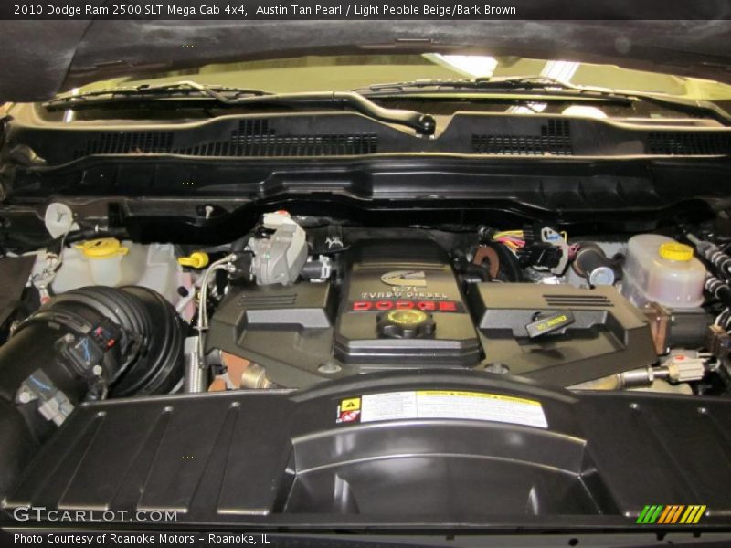  2010 Ram 2500 SLT Mega Cab 4x4 Engine - 6.7 Liter OHV 24-Valve Cummins Turbo-Diesel Inline 6 Cylinder