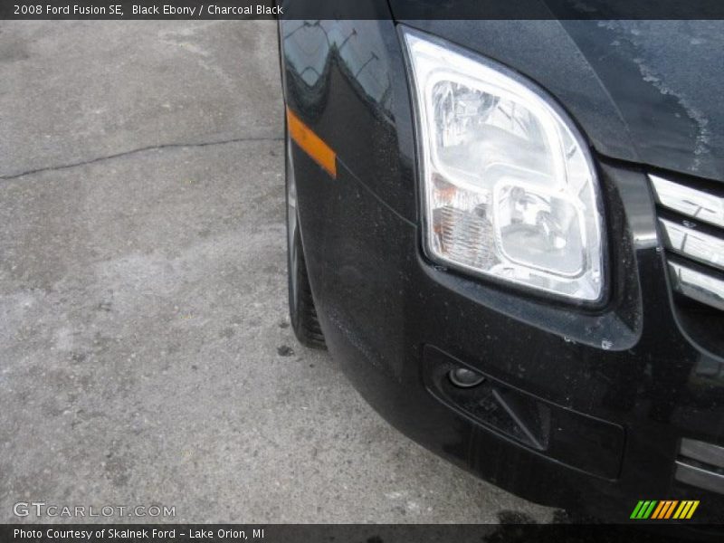 Black Ebony / Charcoal Black 2008 Ford Fusion SE