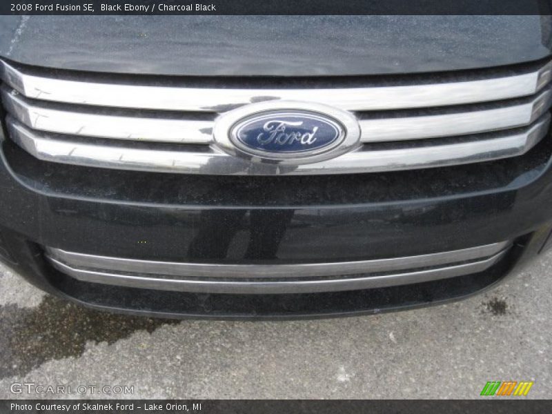 Black Ebony / Charcoal Black 2008 Ford Fusion SE