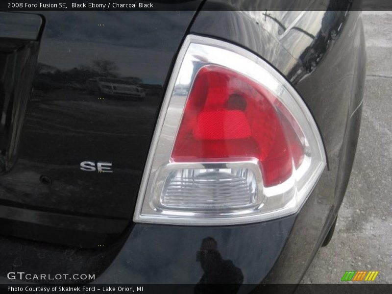 Black Ebony / Charcoal Black 2008 Ford Fusion SE