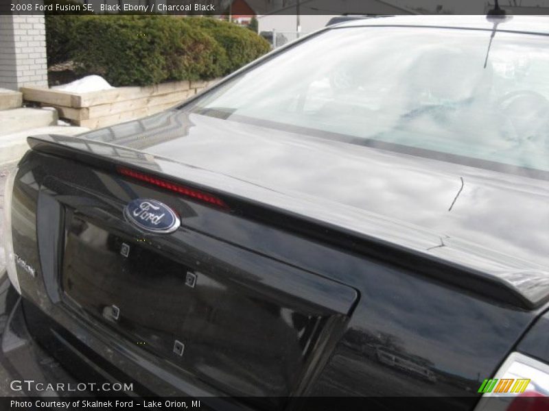 Black Ebony / Charcoal Black 2008 Ford Fusion SE
