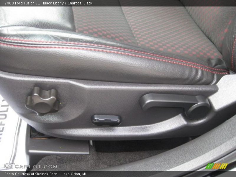 Black Ebony / Charcoal Black 2008 Ford Fusion SE