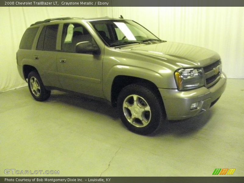 Graystone Metallic / Ebony 2008 Chevrolet TrailBlazer LT