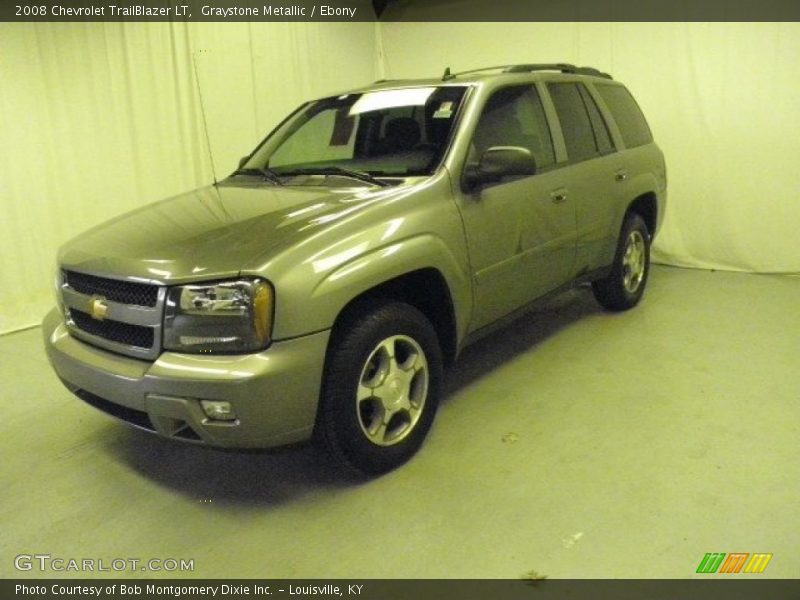Graystone Metallic / Ebony 2008 Chevrolet TrailBlazer LT